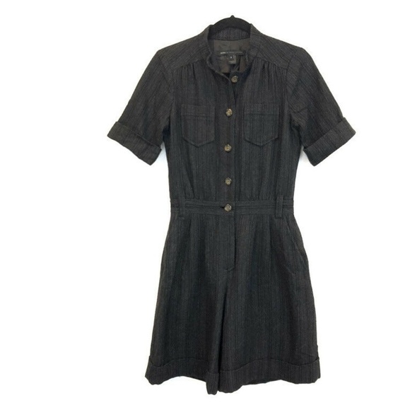 Vintage Marc by Marc Jacob 4 Grey Wool Jumpsuit - Picture 1 of 8